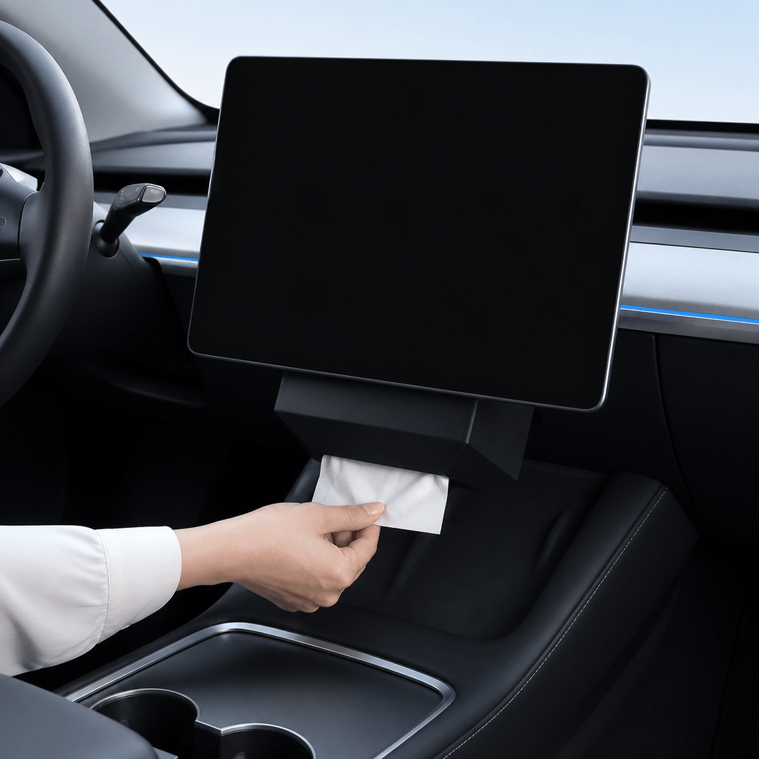 Hidden Silicone Tissue Box Holder for Model 3/Y/S/X - Tesery Official Store