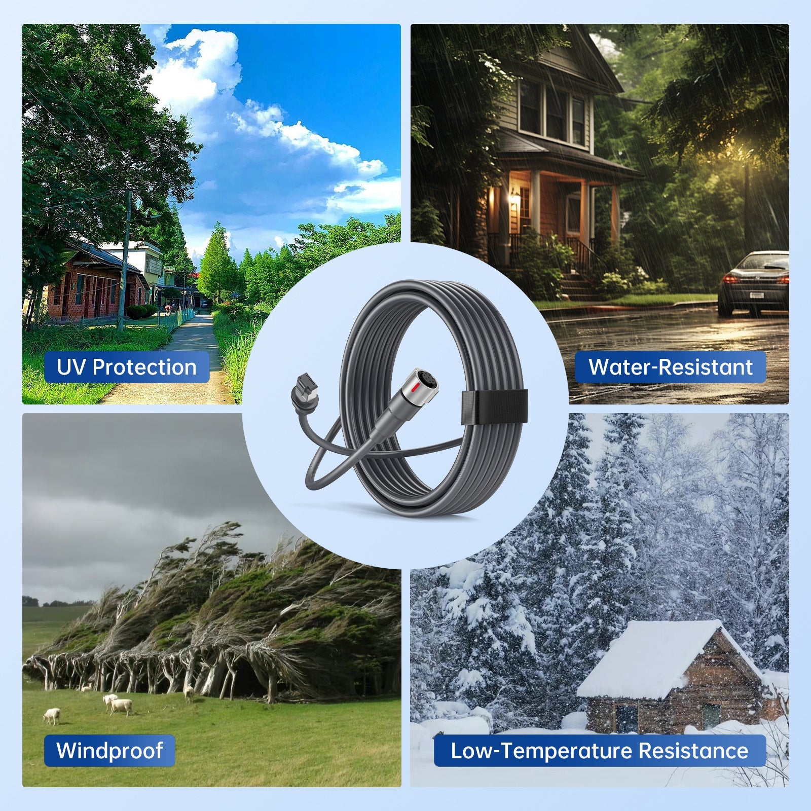 High - Performance Starlink Gen3 Replacement Cable | 1200Mbps Shielded Outdoor - Tesery Official Store