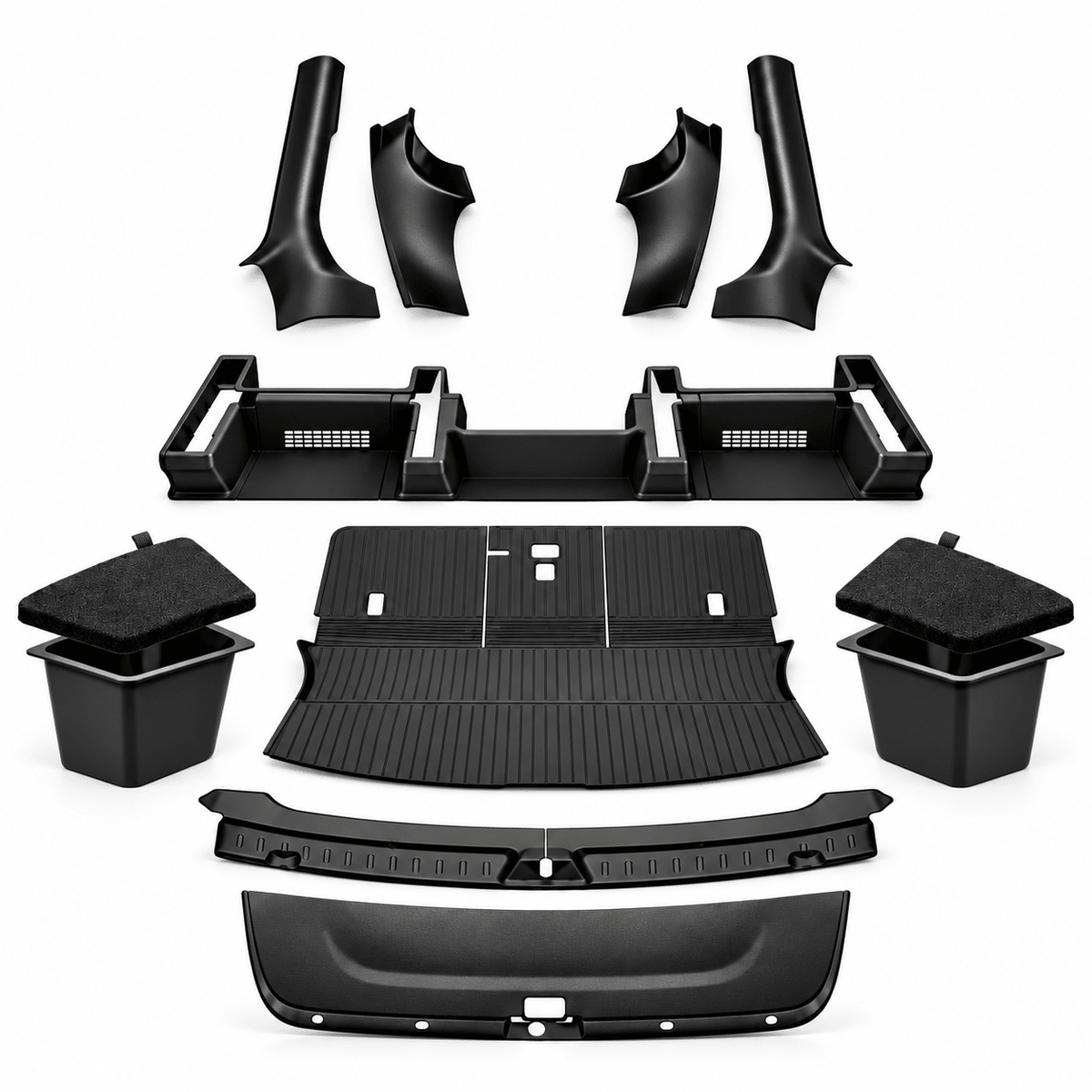 Interior & Trunk Protection Accessories Kit for Tesla Model Y Premium - Tesery Official Store