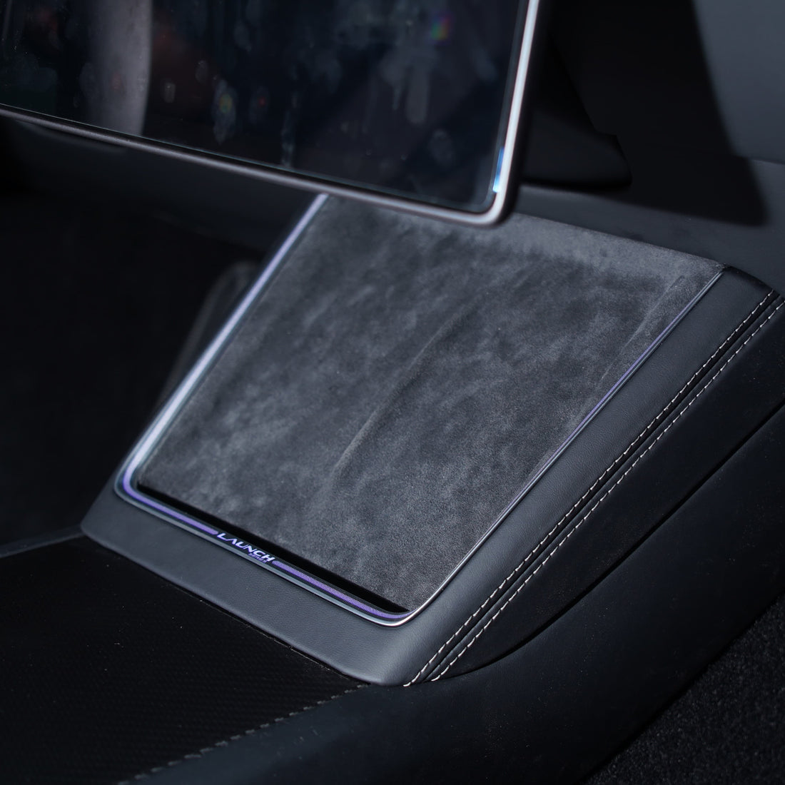 Laser - Carved Ambient Light for Model Y Juniper Wireless Charging Port - Tesery Official Store