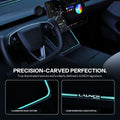 Laser-Carved Ambient Light for Model Y Juniper / YL Wireless Charging Port | TESERY - Tesery Official Store