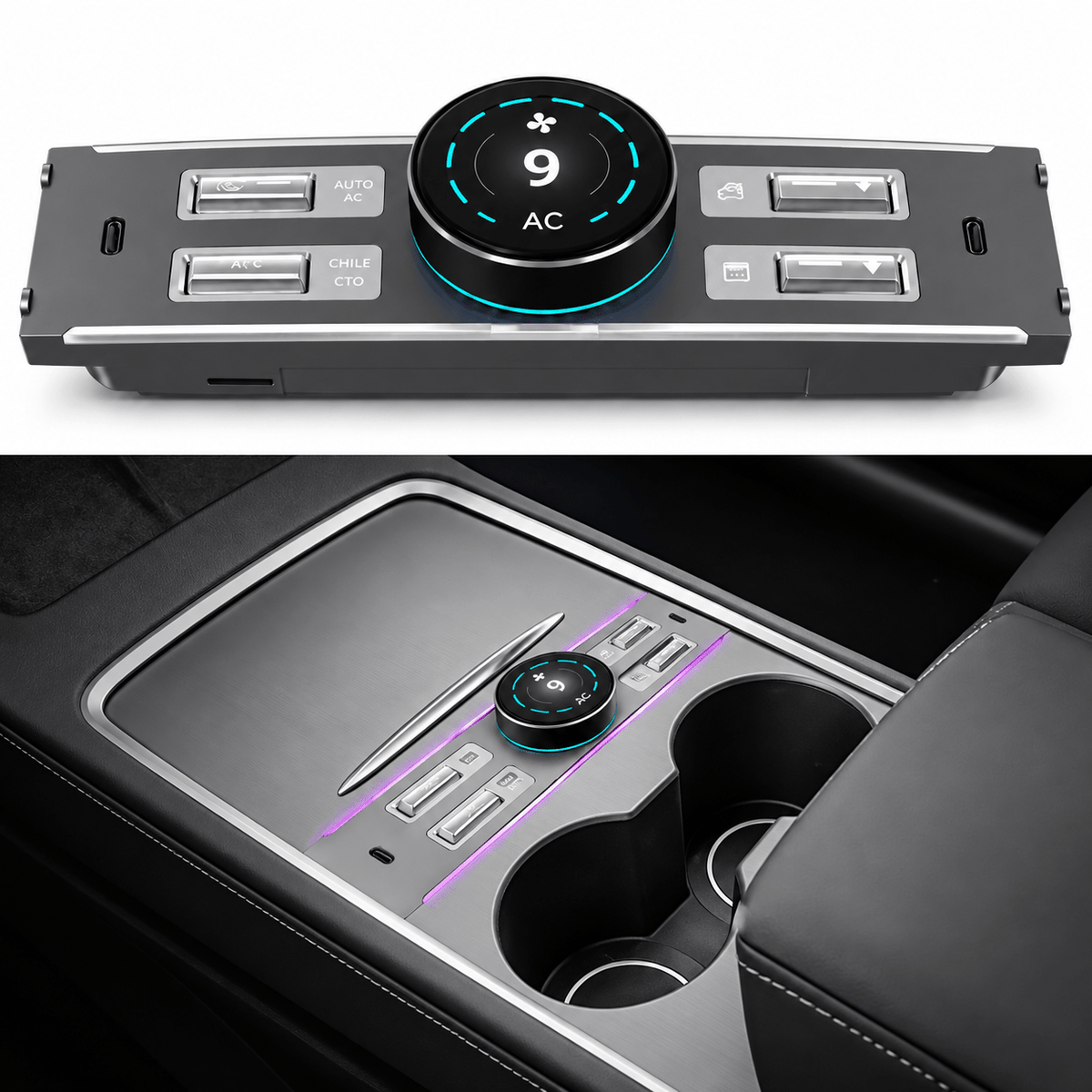 LCD Knob Docking Station for Tesla Model 3 / Y - Tesery Official Store