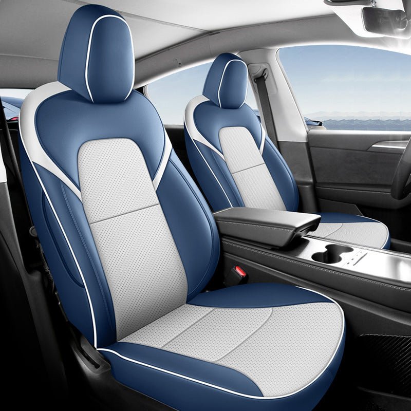 Leather Seat Covers for Tesla Model 3 & Model Y - Tesery Official Store