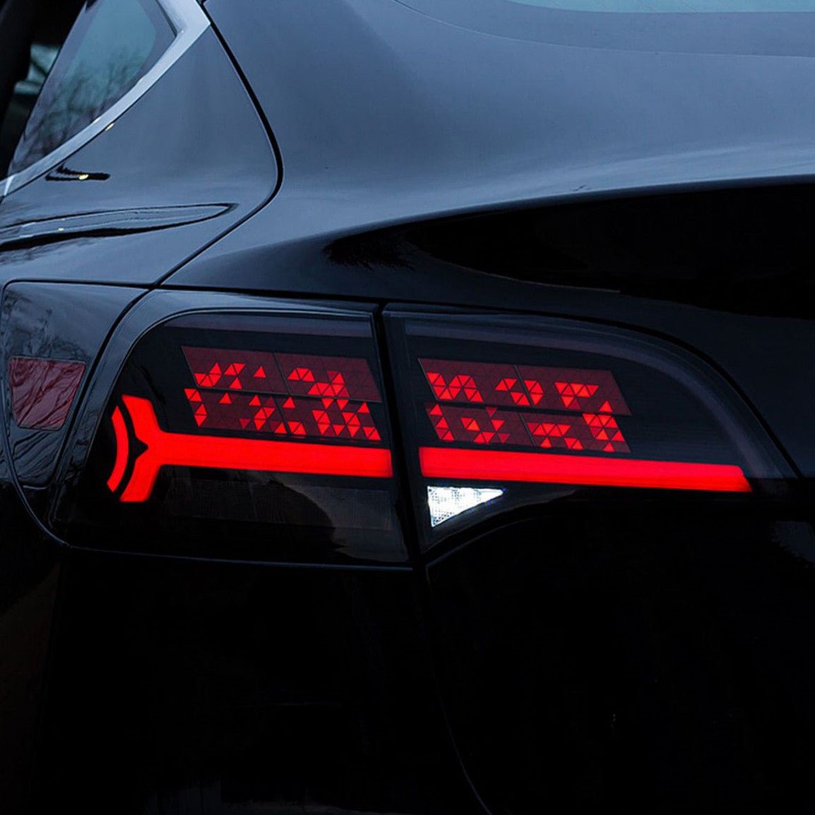 LED APP-Controlled Letter Tail Lights For Tesla Model 3/Y - Tesery Official Store