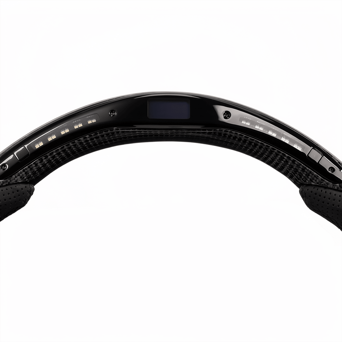 LED Carbon Fiber Steering Wheel with Lights for Tesla Model 3 / Y【Style 4】 - Tesery Official Store