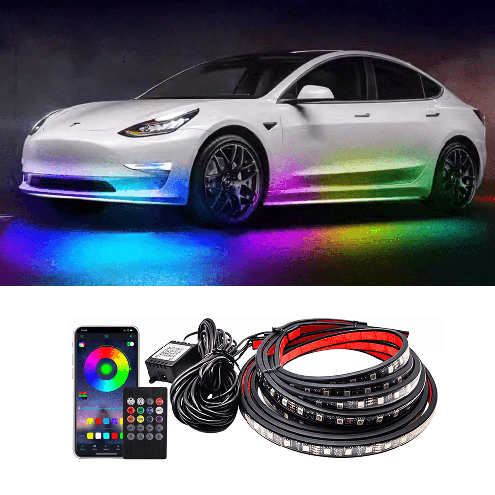 LED Chassis Ambient Lights for Tesla Model 3/Y | Premium Lighting