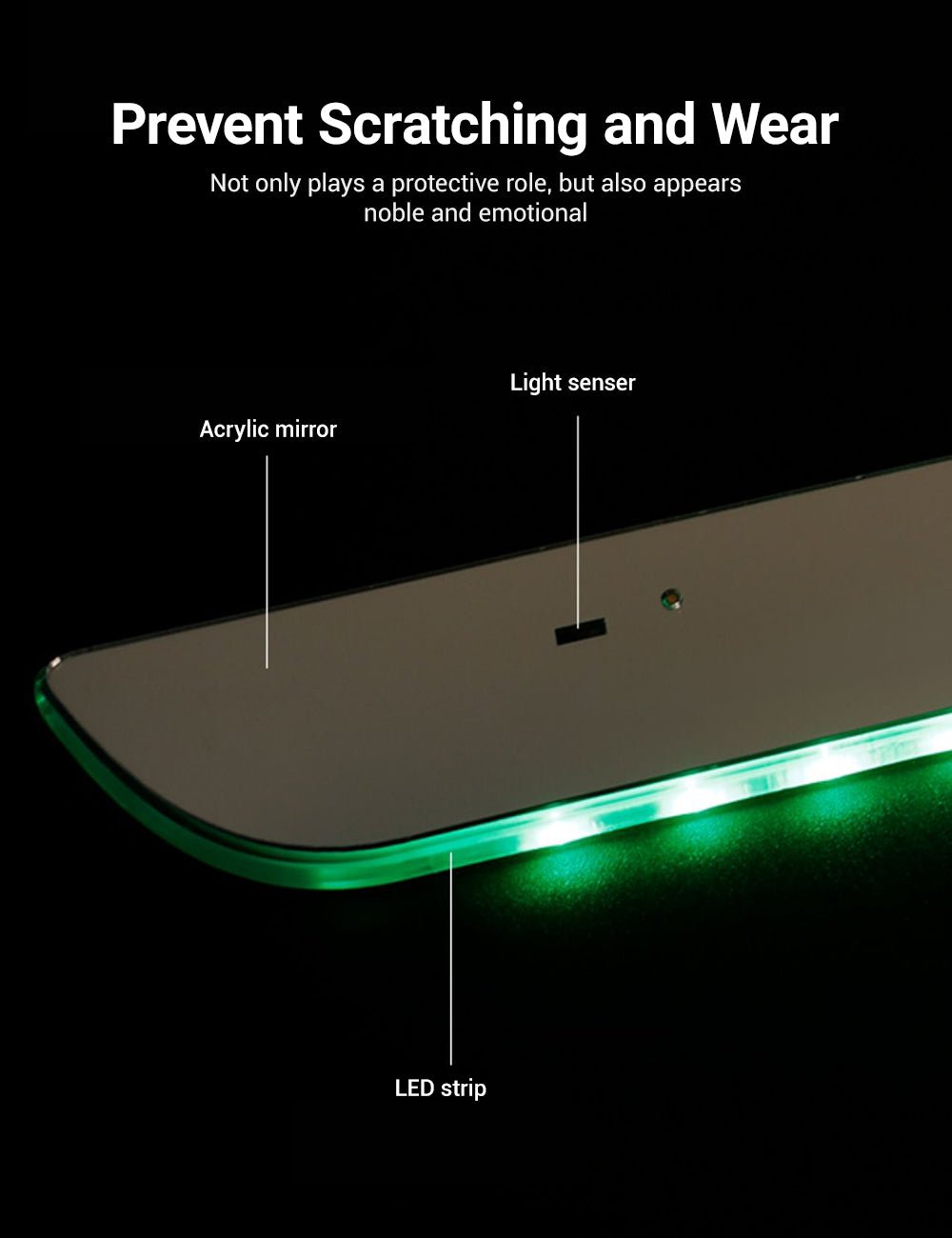 テスラ モデルY/3/S/X用 LED カラフルライト ドアシル
