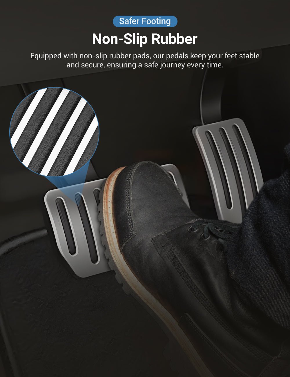 invisible gas pedal mod Tesla Model S / X Gas Accelerator Pedal Covers
