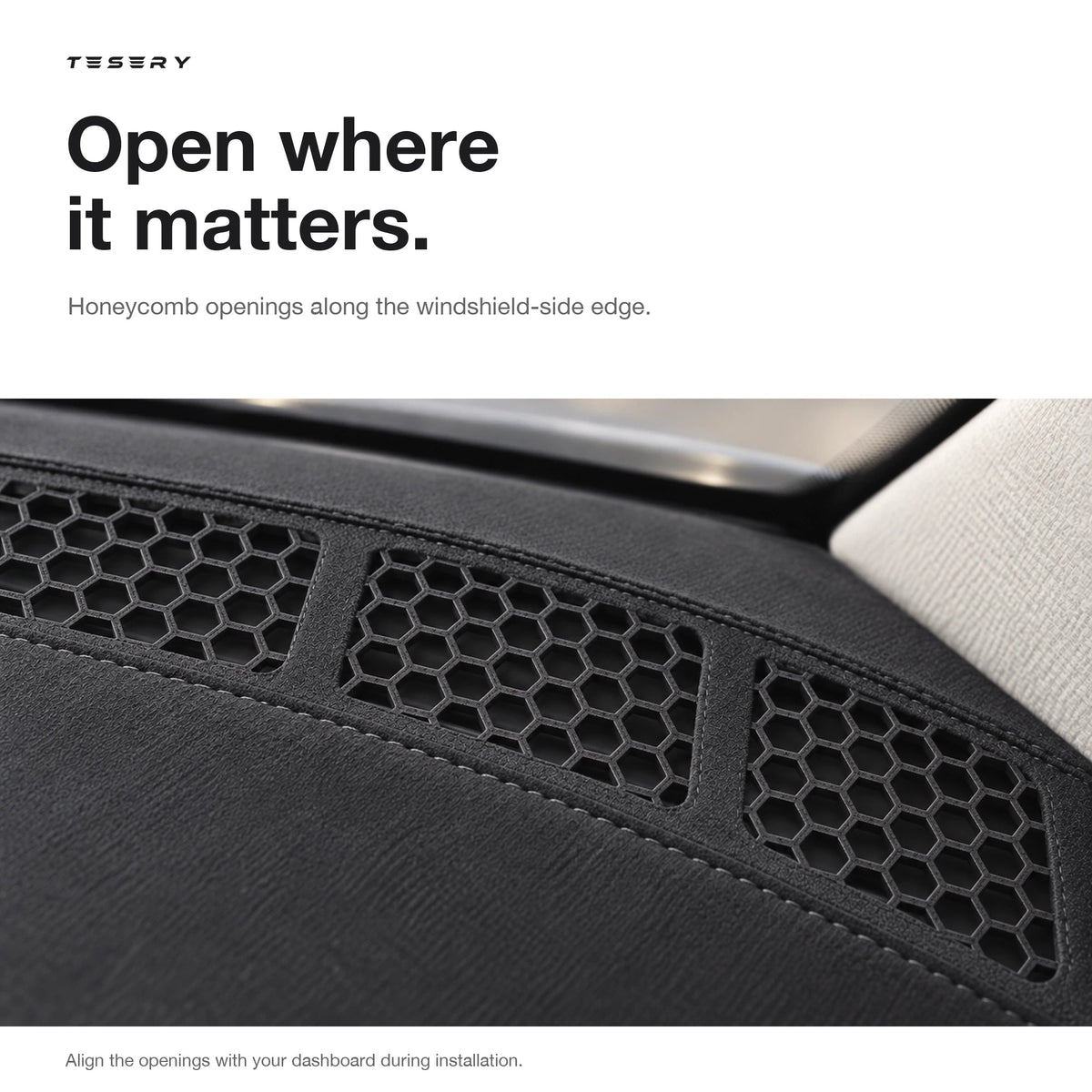Microfiber Dashboard Cover for Tesla Model 3 & Model Y - Tesery Official Store