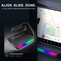 Model 3 Highland / New Model Y Under Screen Storage Box Center Console Organizer With Ambient Lighting - Tesery Official Store