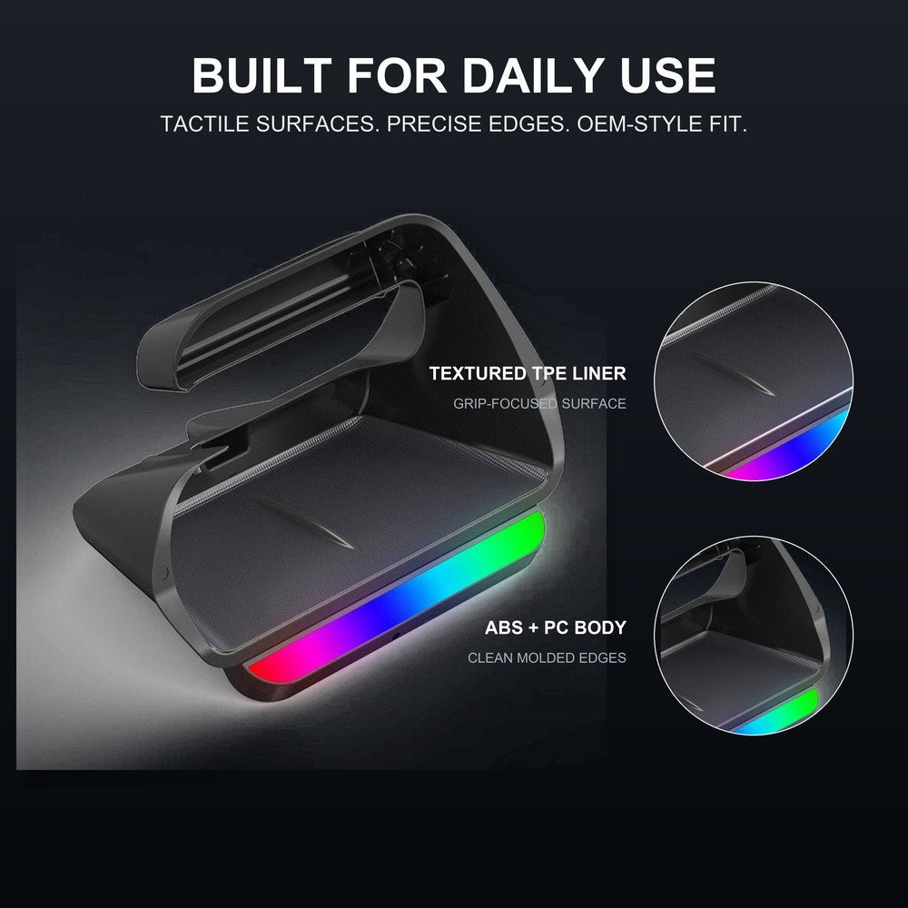 Model 3 Highland / New Model Y Under Screen Storage Box Center Console Organizer With Ambient Lighting - Tesery Official Store