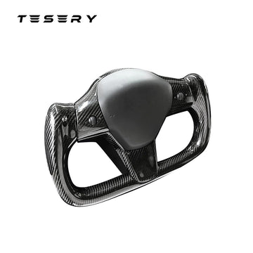 Model 3 / Y Full Carbon Fiber Yoke Steering Wheel 【Style 29】 - Tesery Official Store