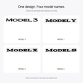 Model Name Tailgate Emblem for Tesla Model 3/Y/S/X - Tesery Official Store