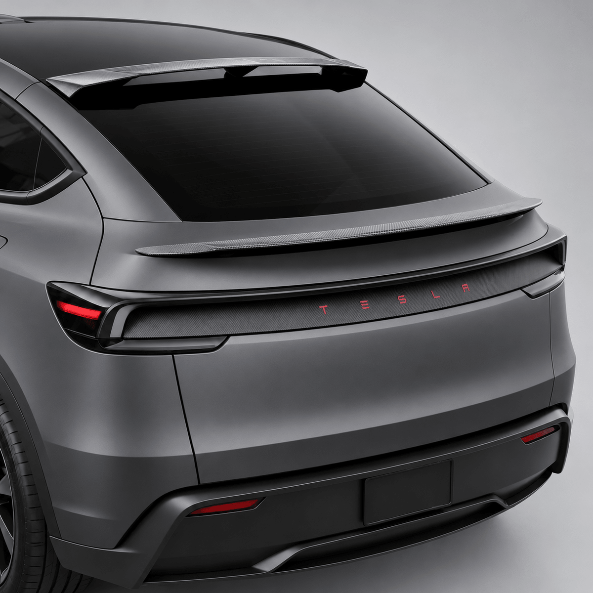 Model Y Juniper Dry Carbon Fiber Rear Exterior Accessories Kit (3-Piece) - Tesery Official Store