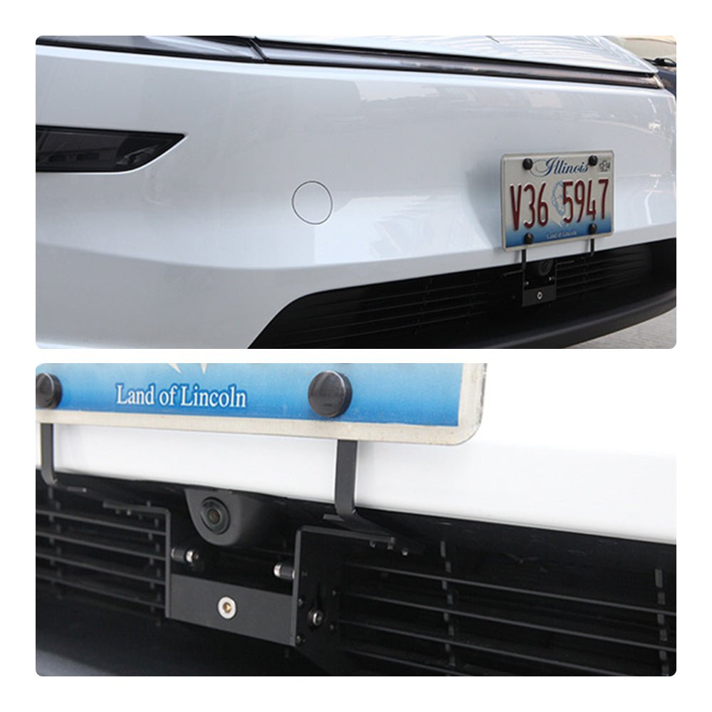 Model Y Juniper Front License Plate Holder | No - Drill, Anti - Theft Aluminum - Tesery Official Store