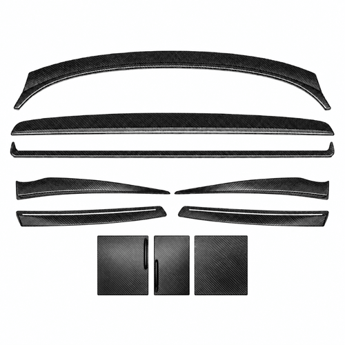 Model Y Juniper Real Dry Carbon Fiber Dashboard & Interior Trim Kit (10-Piece) - Tesery Official Store