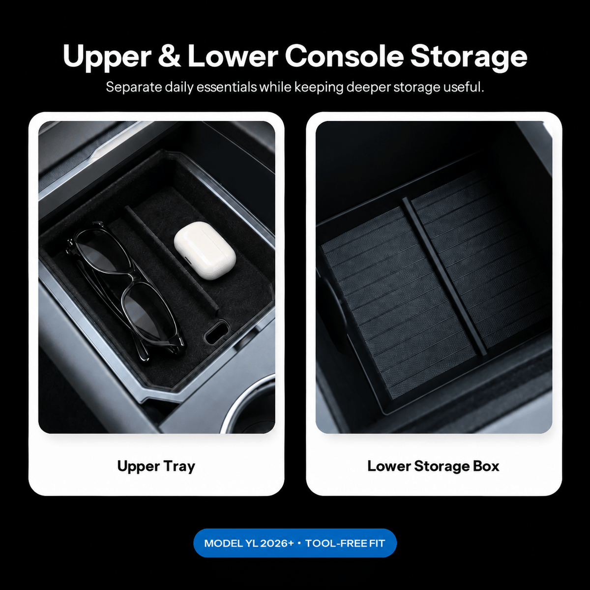 Model YL Complete Interior Storage & Organizer Kit (5-Piece) - Tesery Official Store