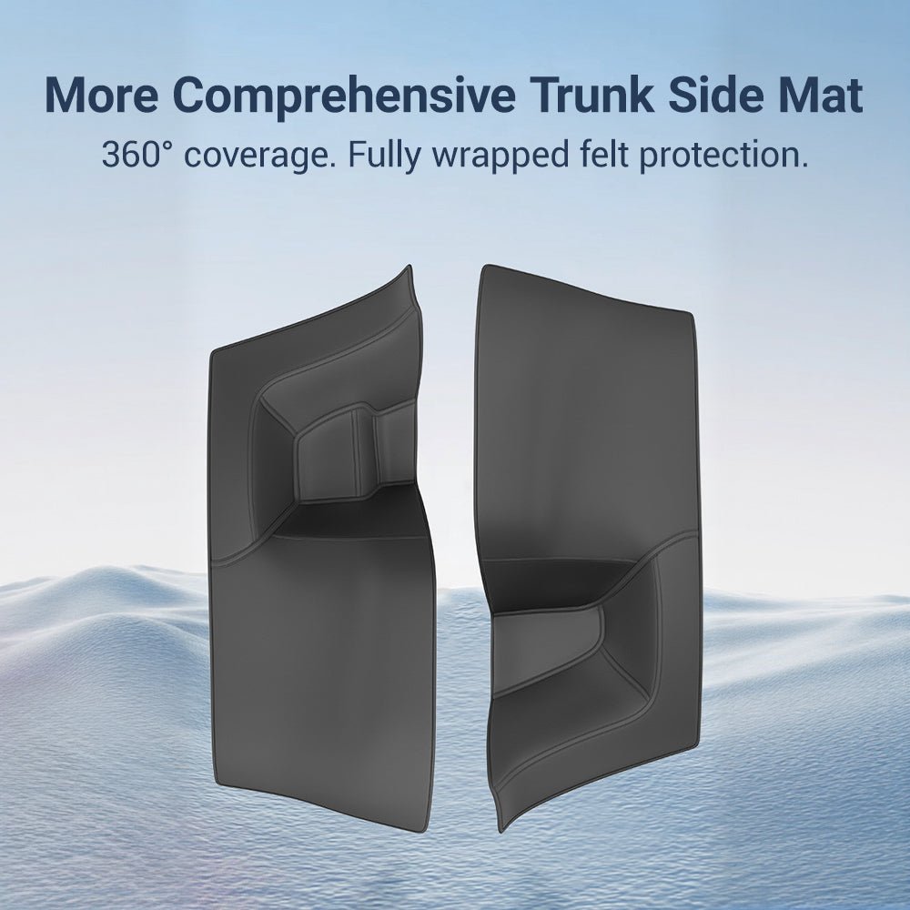Nappa Leather Trunk Side Protectors for Model Y Juniper - Tesery Official Store