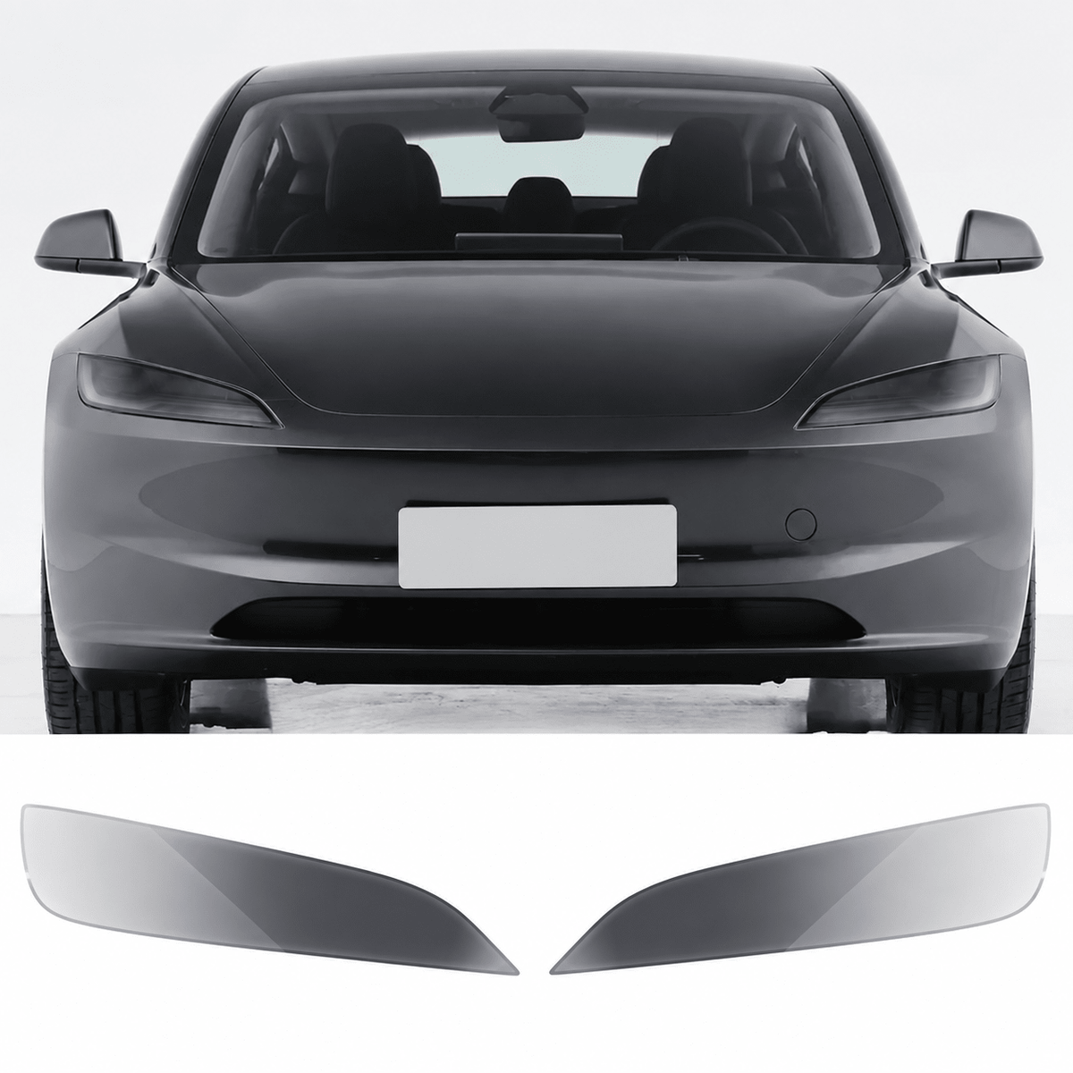 Pre-Cut TPU Headlight Protection Film for Model 3 | Clear, Smoked & Photochromic - Tesery Official Store