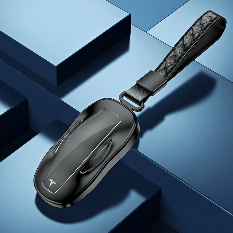 Premium Metal Key Case for Tesla Model 3/Y/S/X - CNC Aluminum & TPU Key Fob Cover - Tesery Official Store