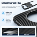 Real Carbon Fiber Center Console Cup Holder Cover Trim for Model Y Standard 2026+ - Tesery Official Store