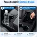 Real Carbon Fiber Center Console Cup Holder Cover Trim for Model Y Standard 2026+ - Tesery Official Store