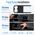 Real Carbon Fiber Center Console Cup Holder Cover Trim for Model Y Standard 2026+ - Tesery Official Store