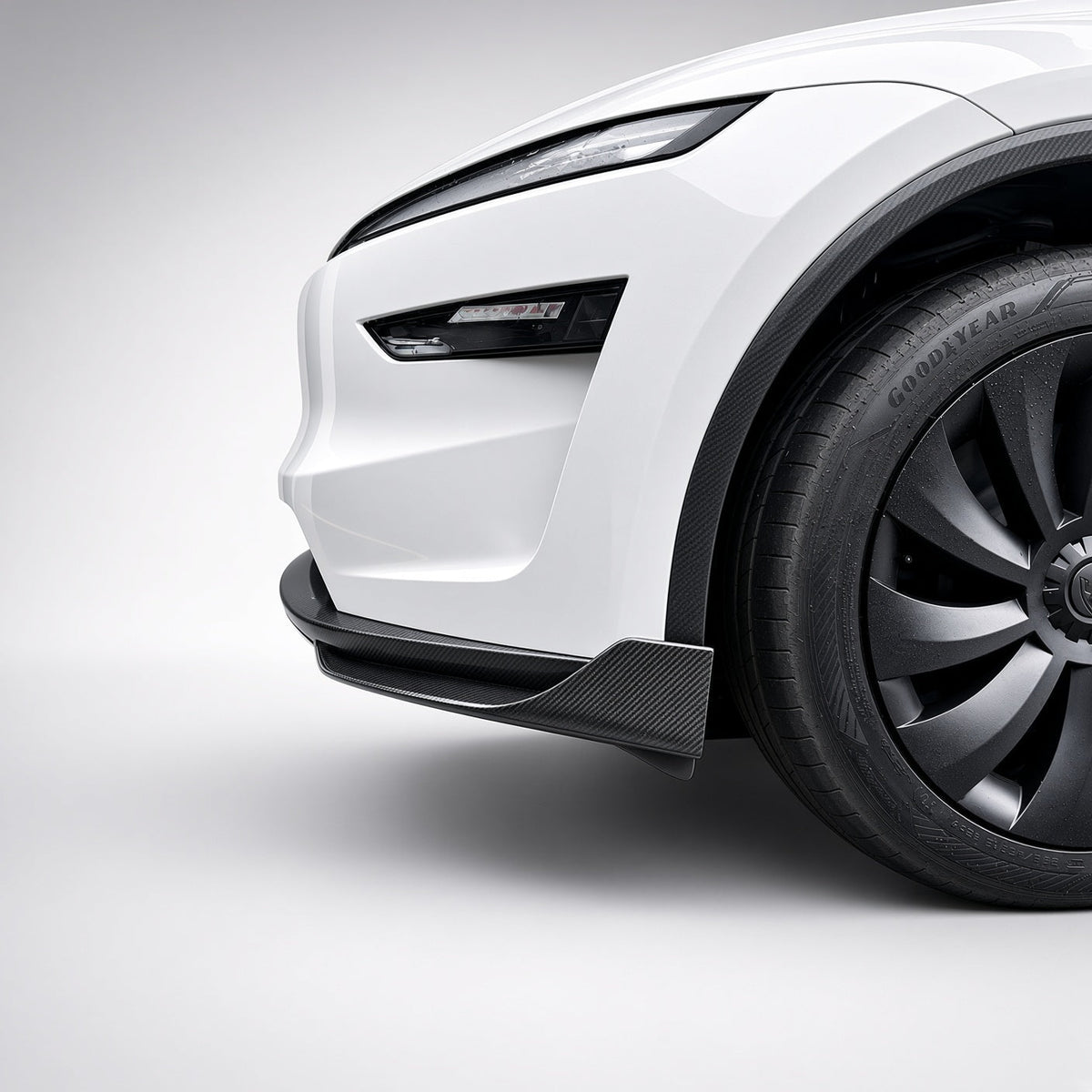 Real Carbon Fiber Front Bumper Corner Trim for Model Y Juniper / Model 3 Highland - Tesery Official Store