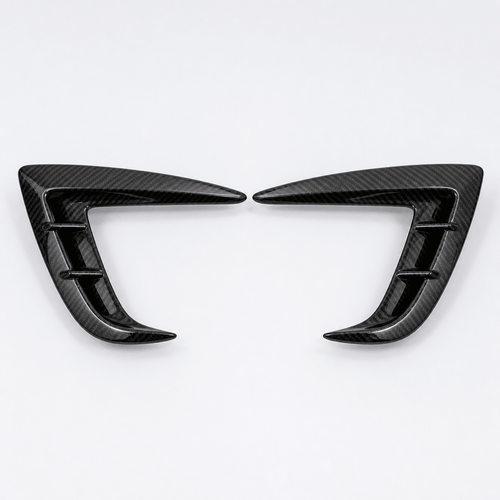 Real Carbon Fiber Front Intake Air Blades Trim for Model 3 Highland Performance 2024+ - Tesery Official Store