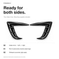 Real Carbon Fiber Front Intake Air Blades Trim for Model 3 Highland Performance 2024+ - Tesery Official Store
