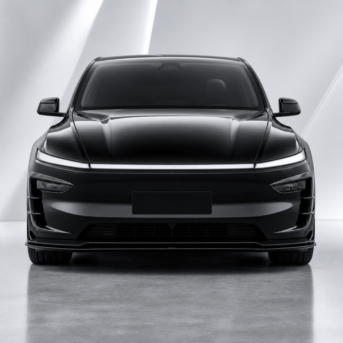 Real Carbon Fiber Front Intake Air Blades Trim for Model Y Juniper & Model YL 6-Seater - Tesery Official Store