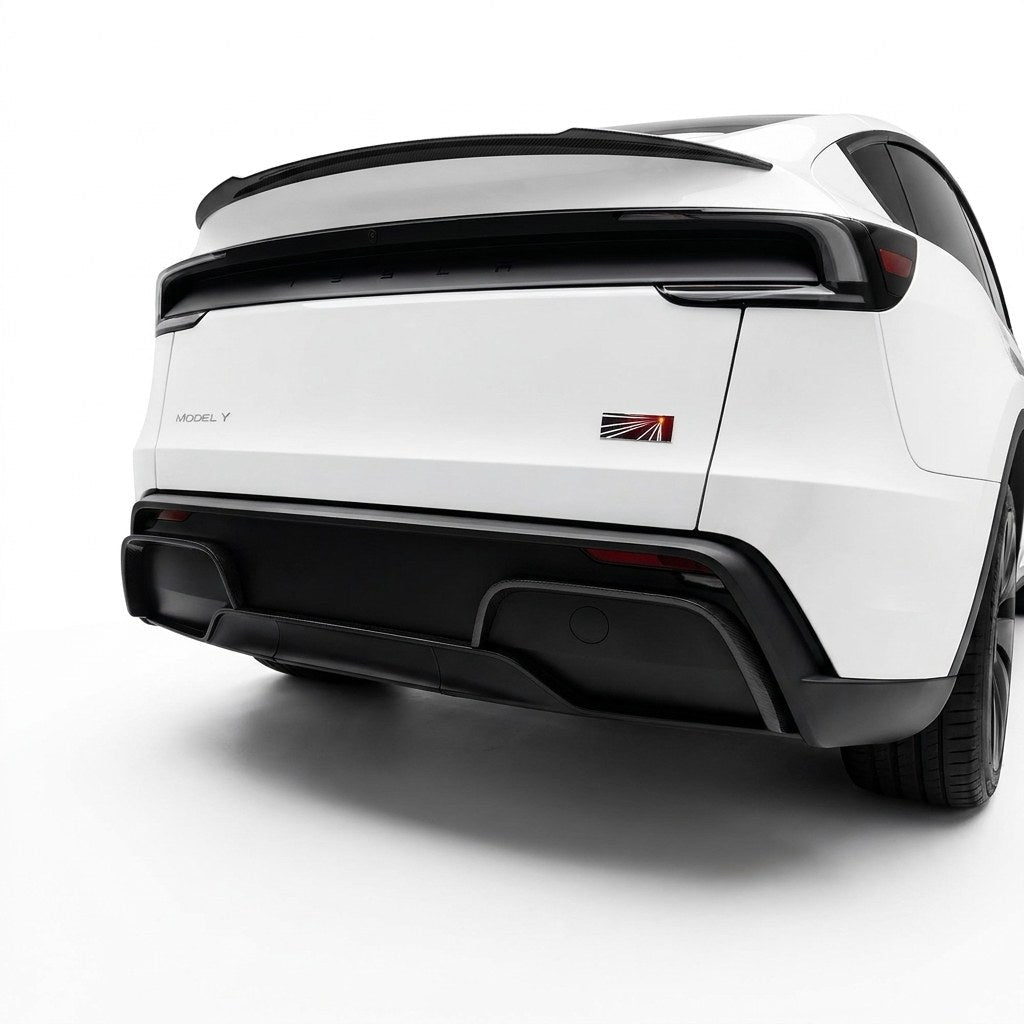 Model Y Rwd Rear Bumper Model Y Juniper Real Carbon Fiber Rear Diffuser Bumper Trim