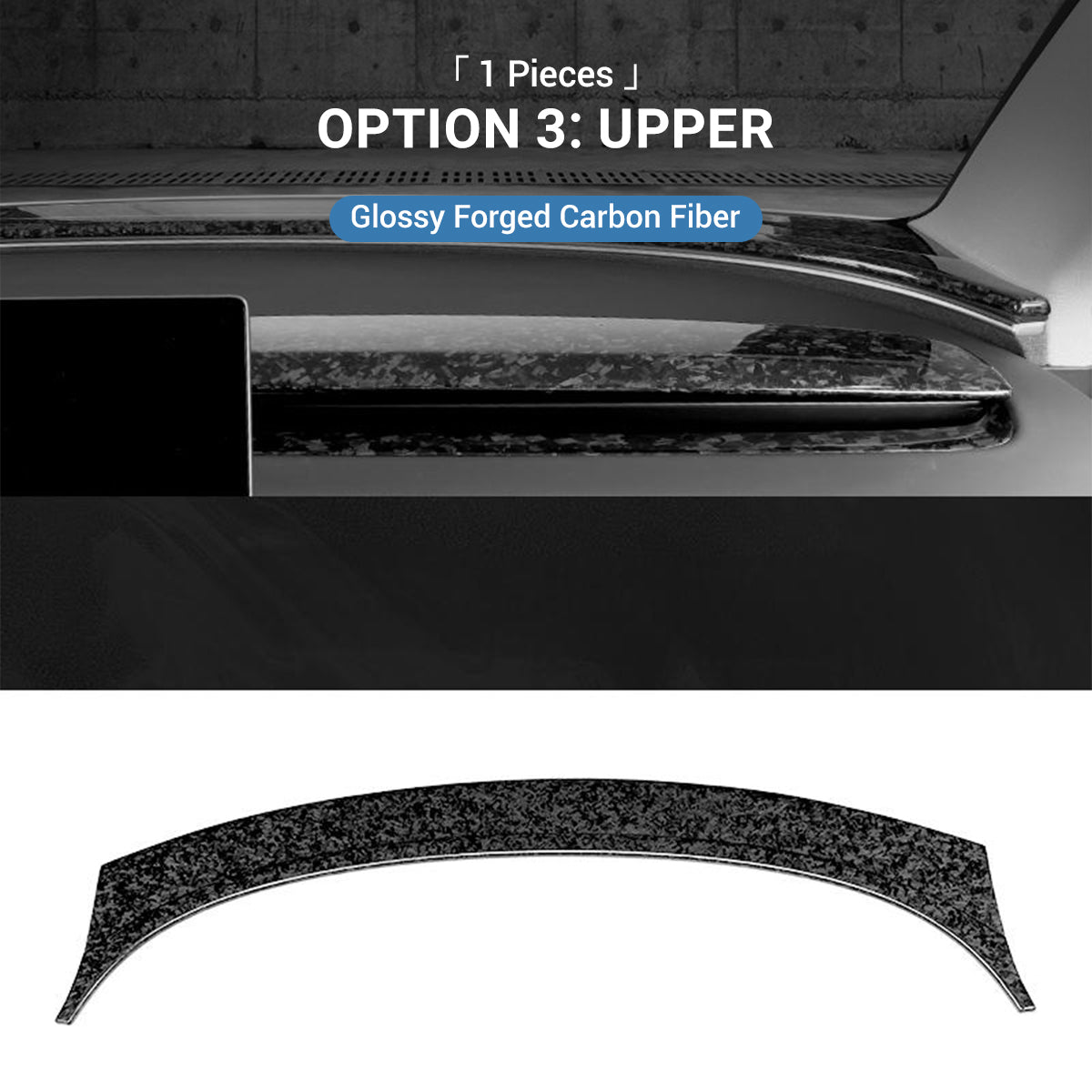 Real Dry Carbon Fiber Dashboard Cover Overlay for Model 3 Highland & Model Y Juniper - Tesery Official Store