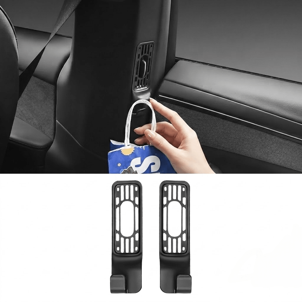 Rear Air Vent Hook for Model YL (2PCS) | Bag Hanger & Tool-Free Install - Tesery Official Store