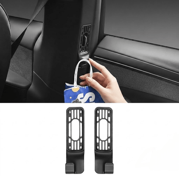 Rear Air Vent Hook for Model YL (2PCS) | Bag Hanger & Tool-Free Install - Tesery Official Store