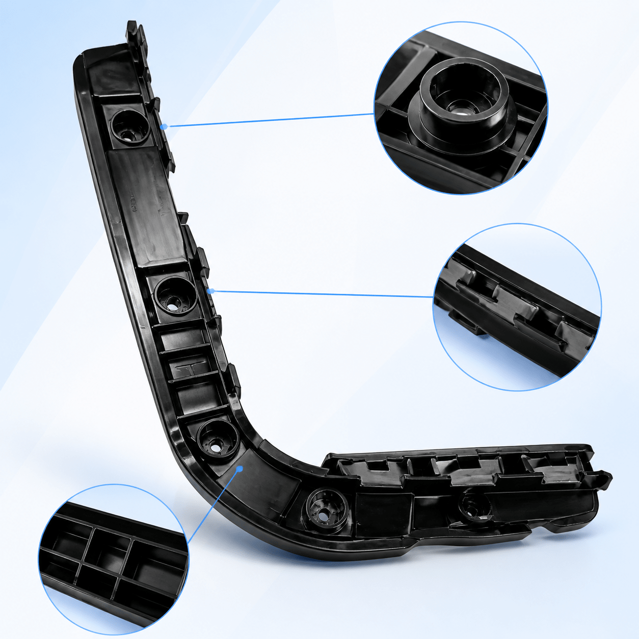 Rear Bumper Side Bracket for Model 3 (Left / Right / Pair) - Tesery Official Store