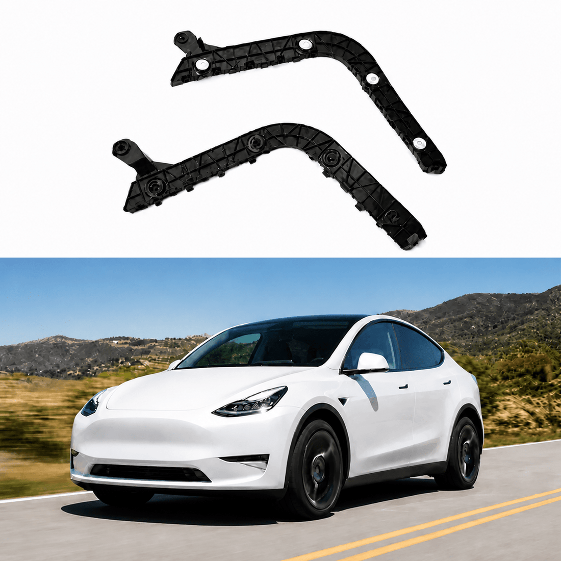 Rear Bumper Side Bracket for Model Y (Left / Right / Pair) - Tesery Official Store