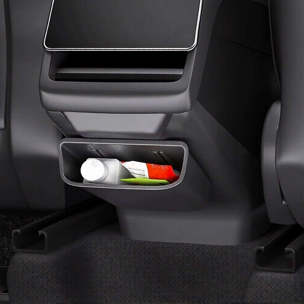 Rear Center Console Cover & Storage Box for Model 3 Highland & Model Y Juniper | TPE Protection - Tesery Official Store