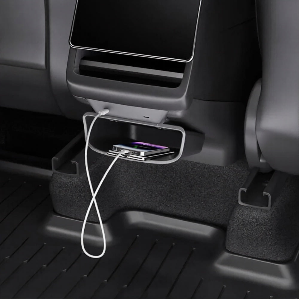 Rear Center Console Cover & Storage Box for Model 3 Highland & Model Y Juniper | TPE Protection - Tesery Official Store