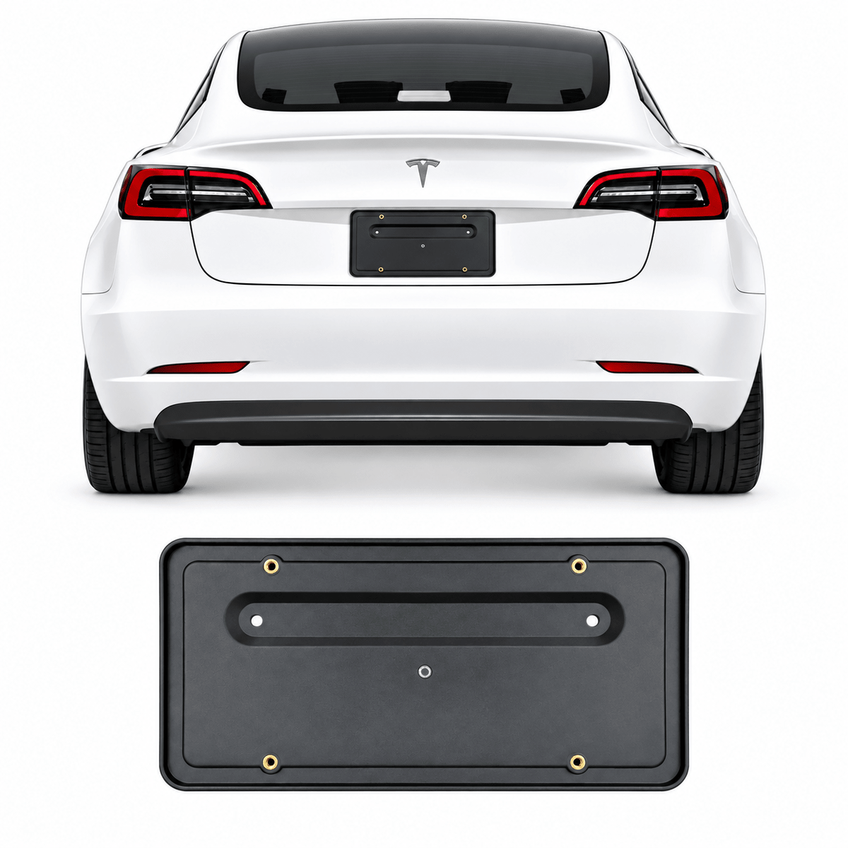 Rear License Plate Bracket for Tesla Model 3/Y | US & EU - Tesery Official Store