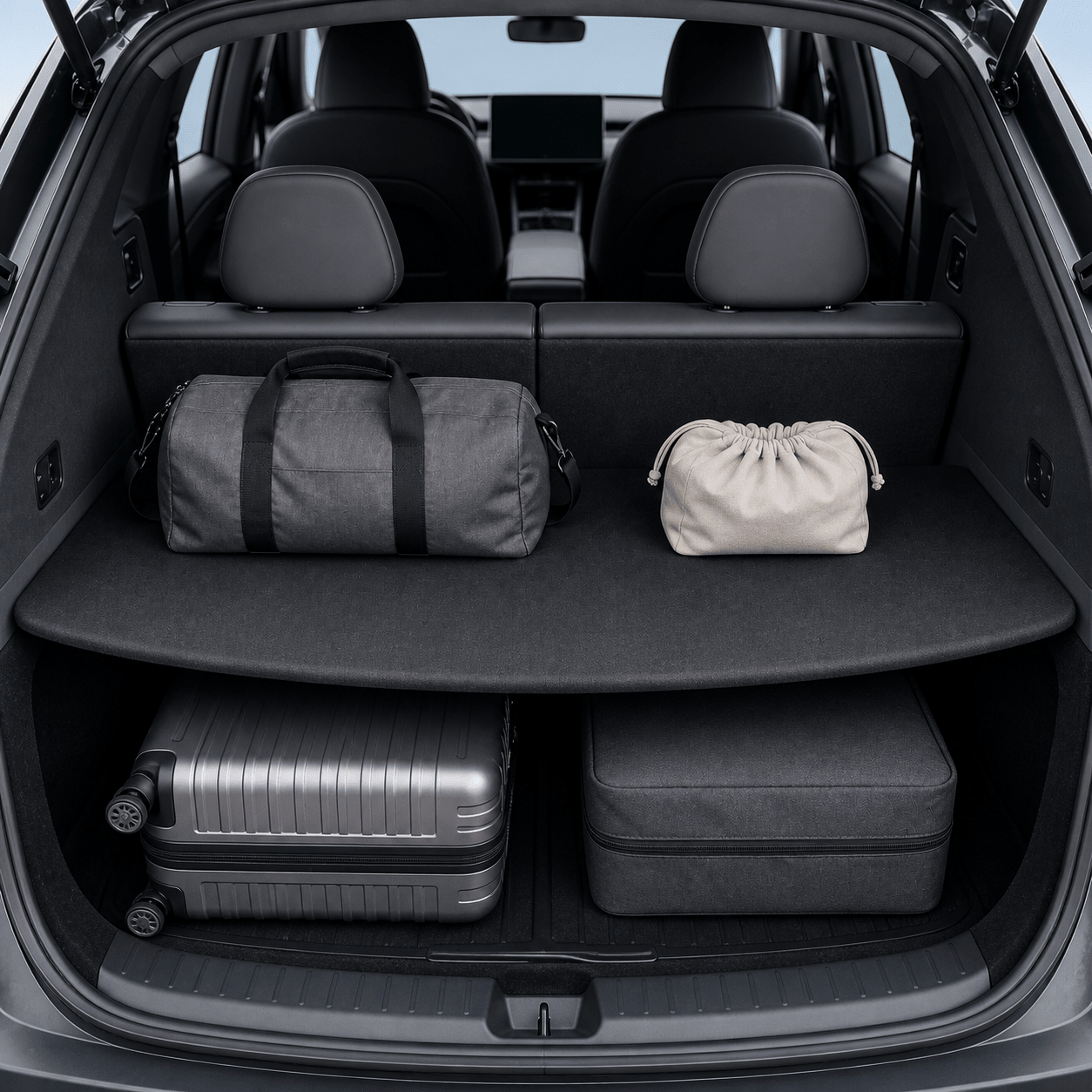 Rear Trunk Privacy Cargo Cover for Tesla Model YL 2026+ - Tesery Official Store