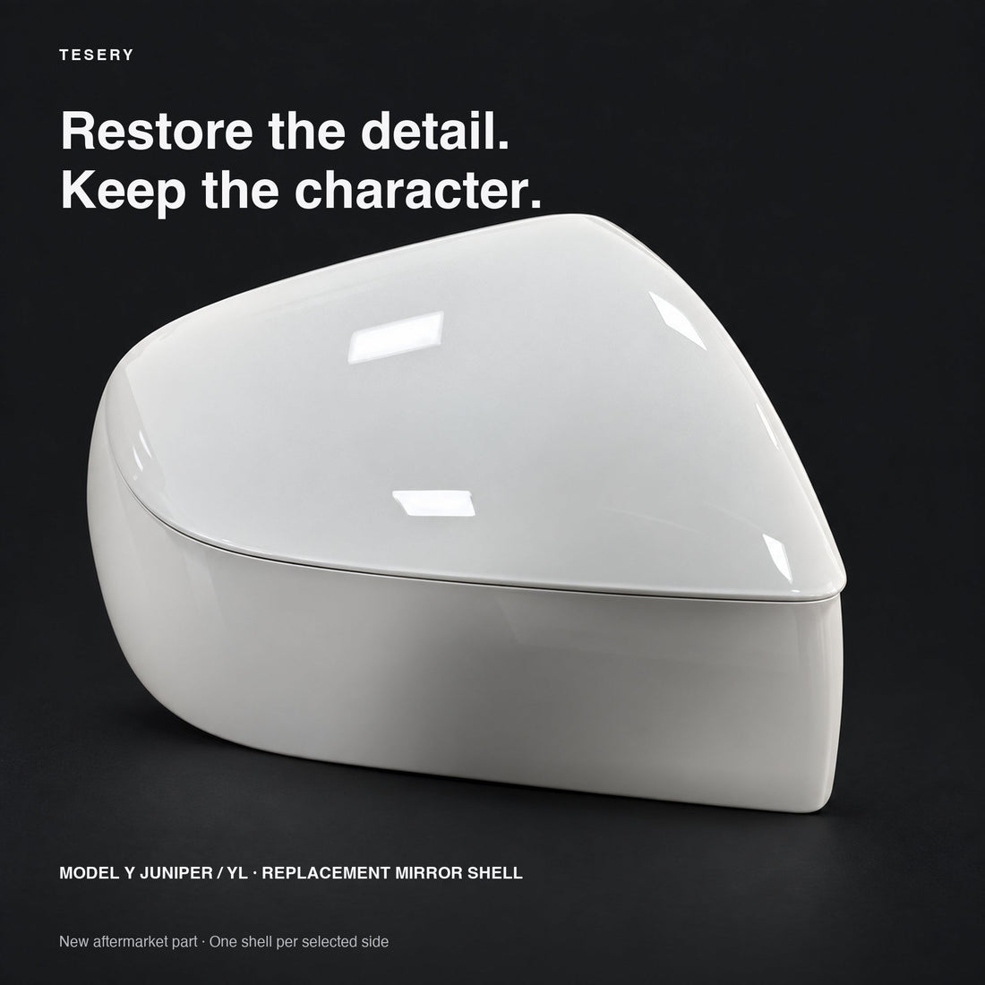 Replacement Mirror Cover for Tesla Model Y Juniper & Model YL - Tesery Official Store