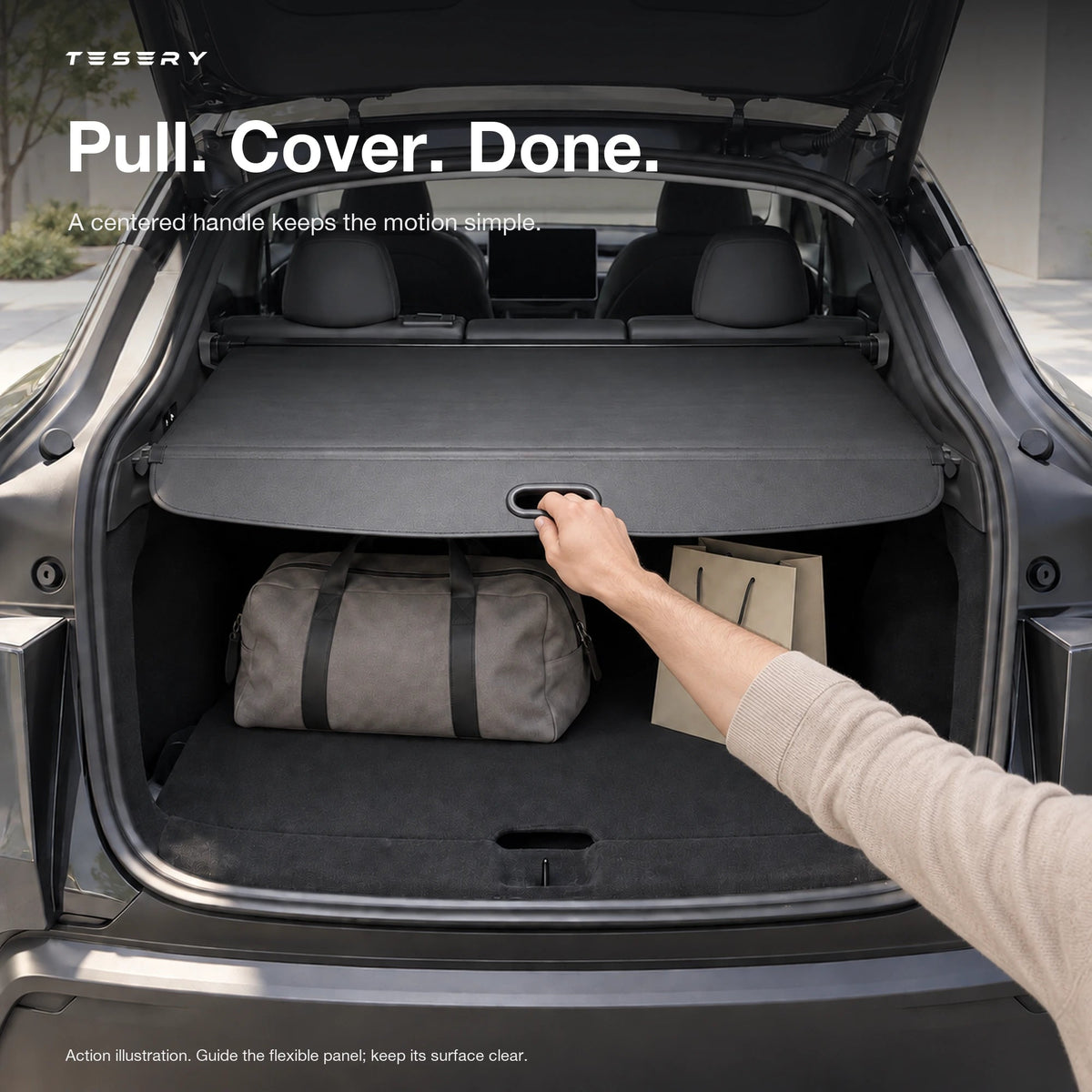 Retractable Cargo Cover for Model Y Juniper - Tesery Official Store