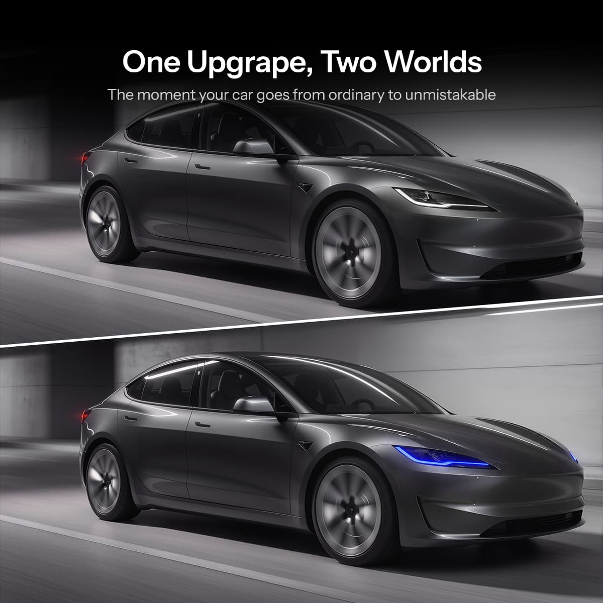 RGB DRL Module Upgrade Kit for Model 3 Highland丨App & Remote Control - Tesery Official Store