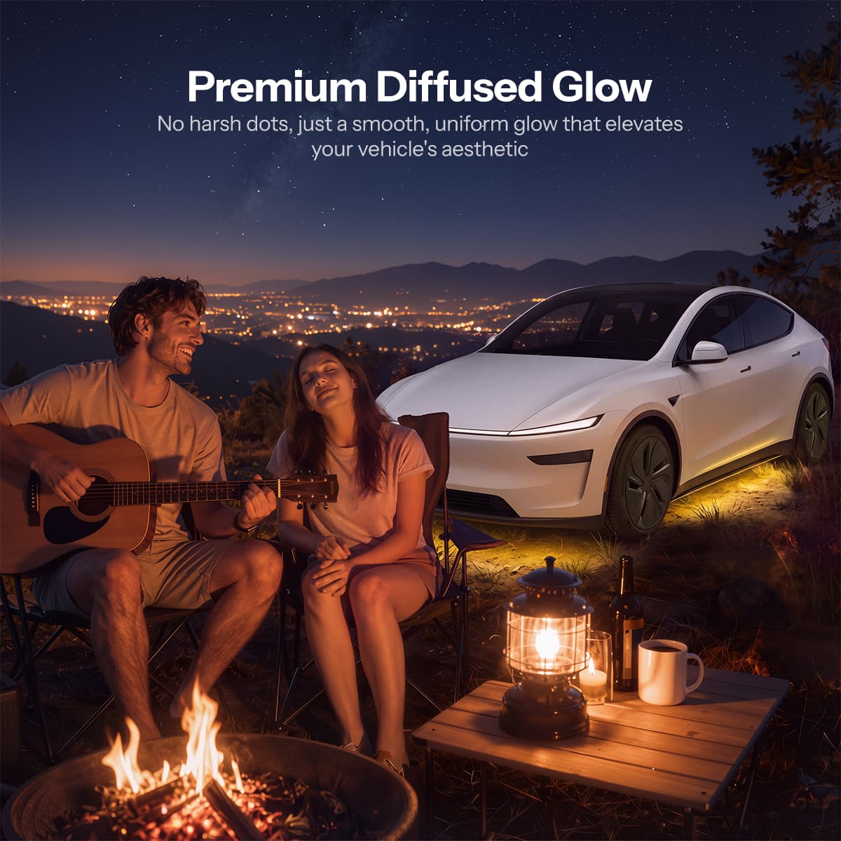 RGB Underglow LED Chassis Ambient Lighting Kit for Model Y Juniper / Model 3 Highland - Tesery Official Store