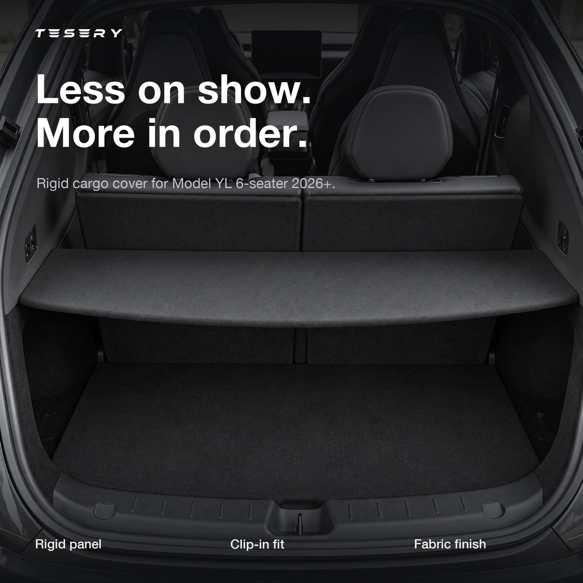 Tesla Model YL Rigid Cargo Cover 2026+ | TESERY Tesla Model YL Rigid Cargo Cover 2026+ | TESERY