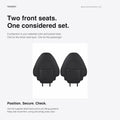 Seat Back Protector for Tesla Model 3 Highland & Model Y Juniper (2pcs) - Tesery Official Store