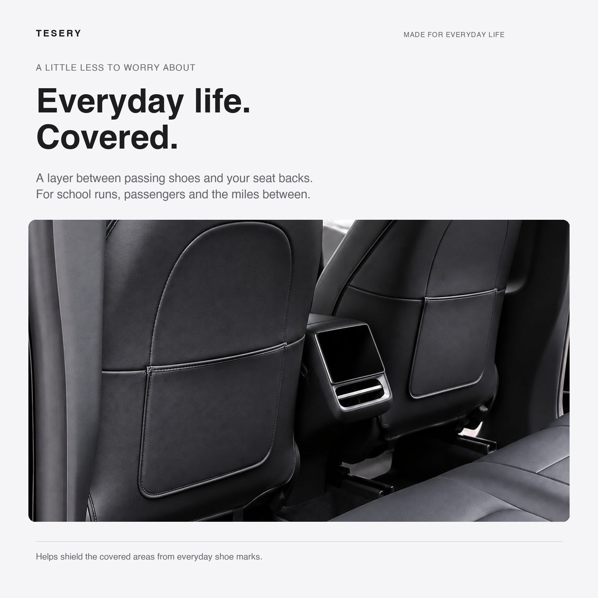 Seat Back Protector for Tesla Model 3 Highland & Model Y Juniper (2pcs) - Tesery Official Store