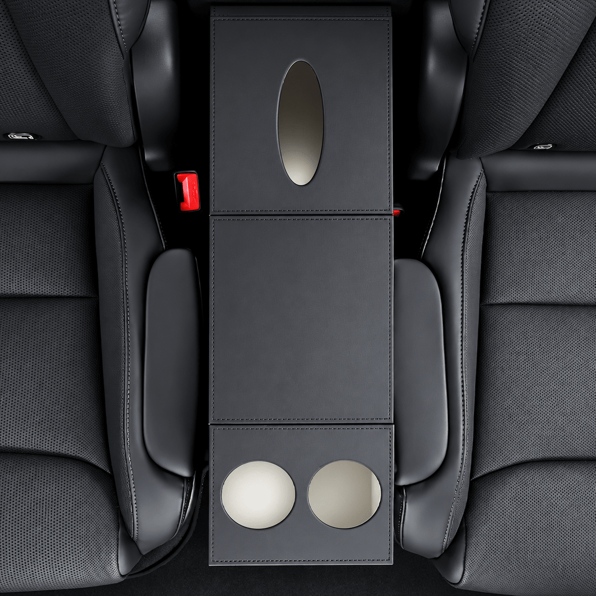 Second-Row Aisle Storage Organizer for Tesla Model YL 2026+ (6-Seater) - Tesery Official Store