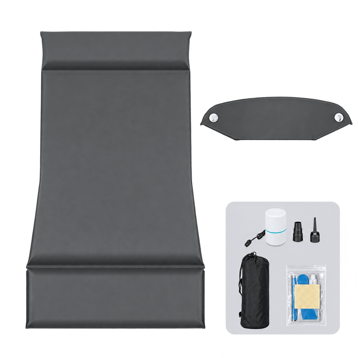 Self-Inflating Truck Bed Mattress & Frunk Pad Set for Cybertruck 2024+ - Tesery Official Store